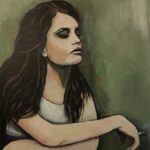 Rebel - Malerei Sonja Reiche, junge Frau