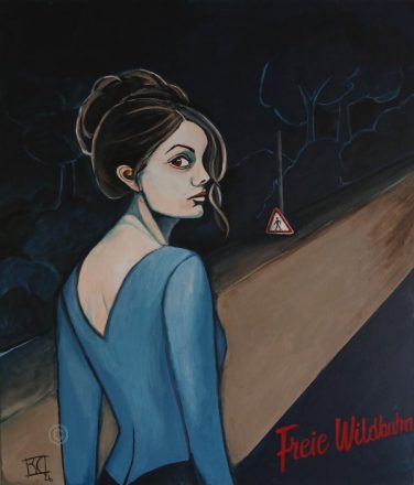 On Her Way Home - Sonja Reiche Malerei